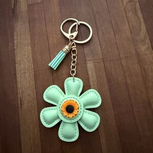 Mint Green Flower Key Holder
